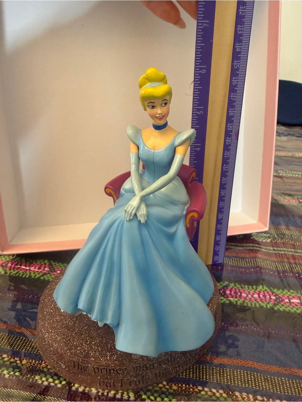 RARE Disney 'Life According to Disney Princesses' Collectible Base - Beige/Brown